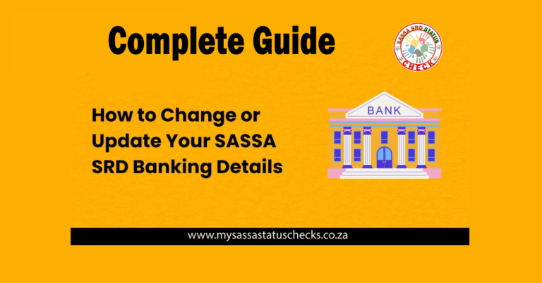 sassa banking details for r350