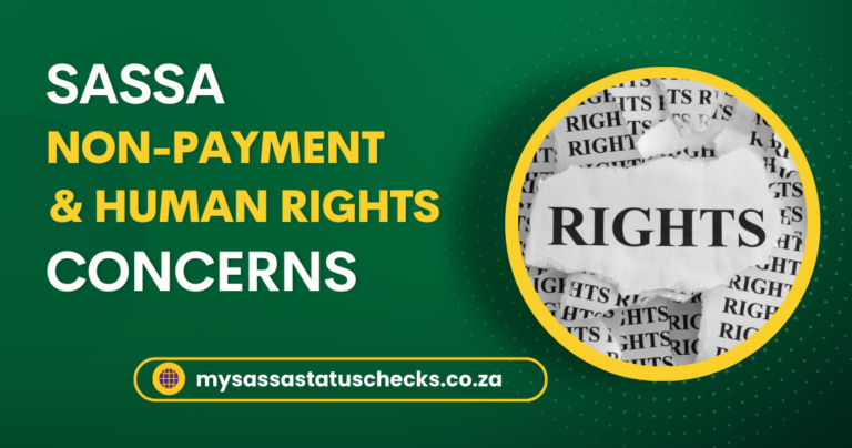 SASSA Non-Payment and Human Rights