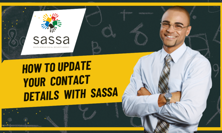 Update Your Contact Details with SASSA