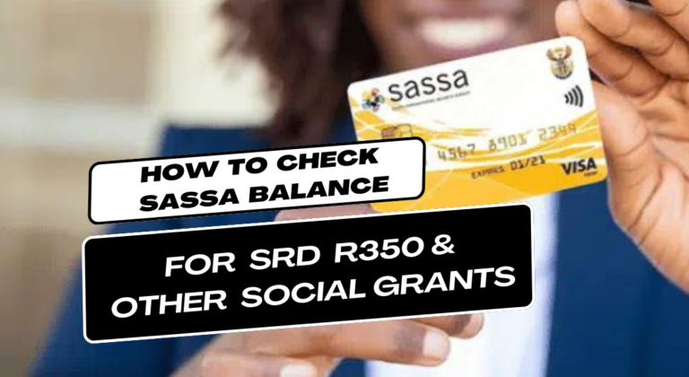 How to check SASSA Balance